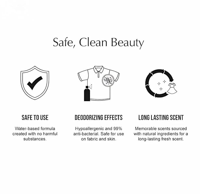 W.Dressroom No.53 Mediterranean Breeze Living Clear Perfume, Fabric & Room Spray, Water-Based Fresh Mist, Travel Size 2.36 oz
