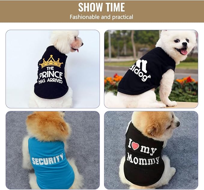 Custom Dog Shirt Pet T Shirts for Small Medium Large Dogs Customized Clothes with Image Logo Text Breathable Sleeveless Tank Top Personalized Outfits Puppy Apparel Red, XXL