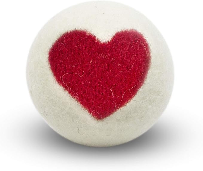 Friendsheep Wool Dryer Balls, Organic Reusable Fabric Softener Alternative for Laundry, Handmade, Fair Trade, Hypoallergenic, Eco-Friendly, Plastic-Free (6 Pack XL – One Love)