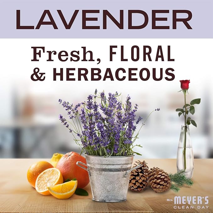 Mrs. Meyer's Clean Day Dryer Sheets, Lavender, 80 Count (Pack of 12)