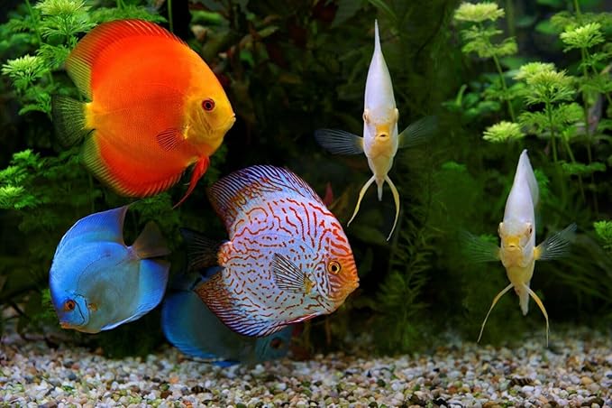 Aquatic Foods Inc. Arctic Krill Flakes which Contain Natural Carotenoids & Astaxanthin That Will Enhance The Vibrant Colors of Fish, for All Tropical and Marine Fish...WL…5-lbs Poly Bag