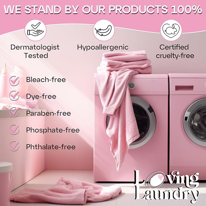 Clean Eco Friendly Dryer Sheets + Fabric Softener | Plant Based, Non Toxic, Healthy, Chemical Free, Long lasting Scent | Soften & Removes Static | 40 Sheets (LOVING LAUNDRY)