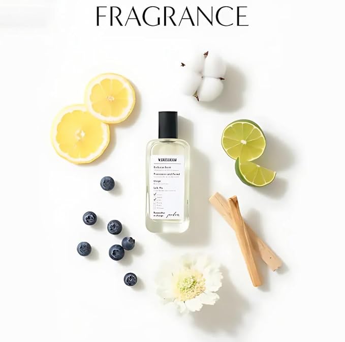 W.Dressroom No.20 Flower Shop Living Clear Perfume, Body Mist & Fabric Spray Deodorizer, Alcohol-Free Water-Based, Odor Neutralizer for Clothes, Bedding & Room, Travel Size 2.36 oz
