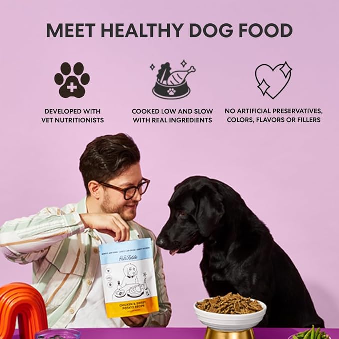 The Pets Table Chicken & Sweet Potato Air Dried Dog Food, 3 lbs/ 48 oz Bag
