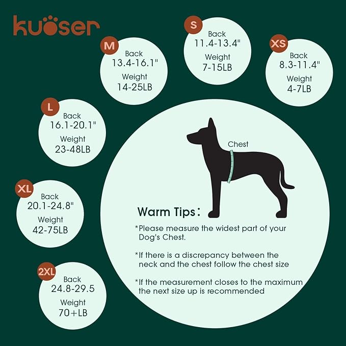 Kuoser Dog Surgery Recovery Suit for Female Male Dogs, Stripes Spay Neuter Anti-Licking Dog Onesie, Abdominal Wounds Surgical Suit Snugly Pet Collar Alternative Post Surgery Vest Bodysuit, Purple M