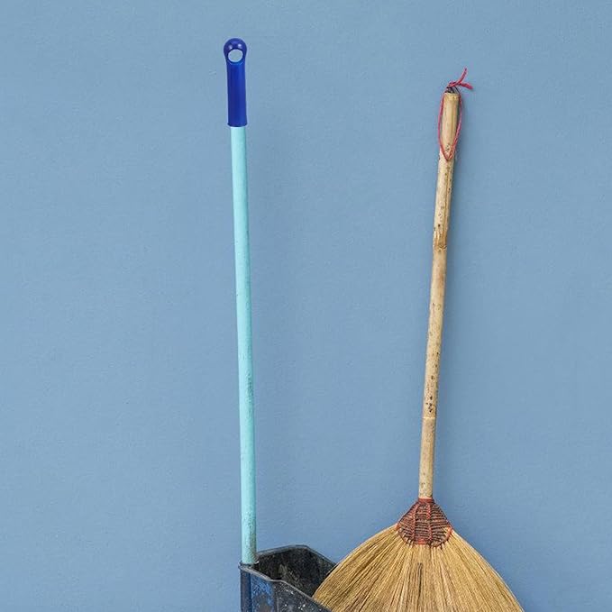 VALICLUD 2pcs Broom Handle Grips Replacement 19mm Mop Rod Sleeve Dark Blue Broom Accessories Dustpan Pole Handle for Household Floor Cleaning