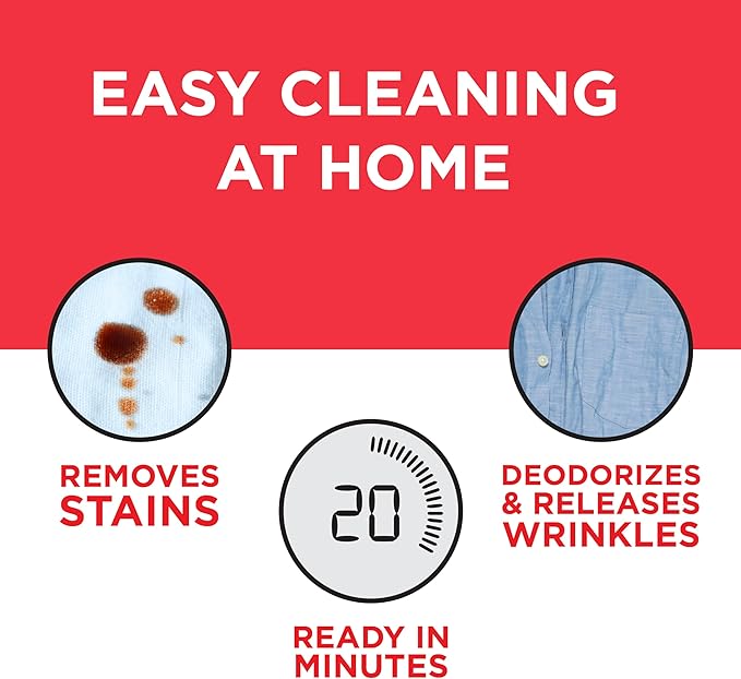 dryel At-Home Dry Cleaner Refill, New and Improved, Gentle Laundry Care for Special Fabrics and Dry-Clean-Only Clothes, 12 Loads with On-the-Go Stain Remover