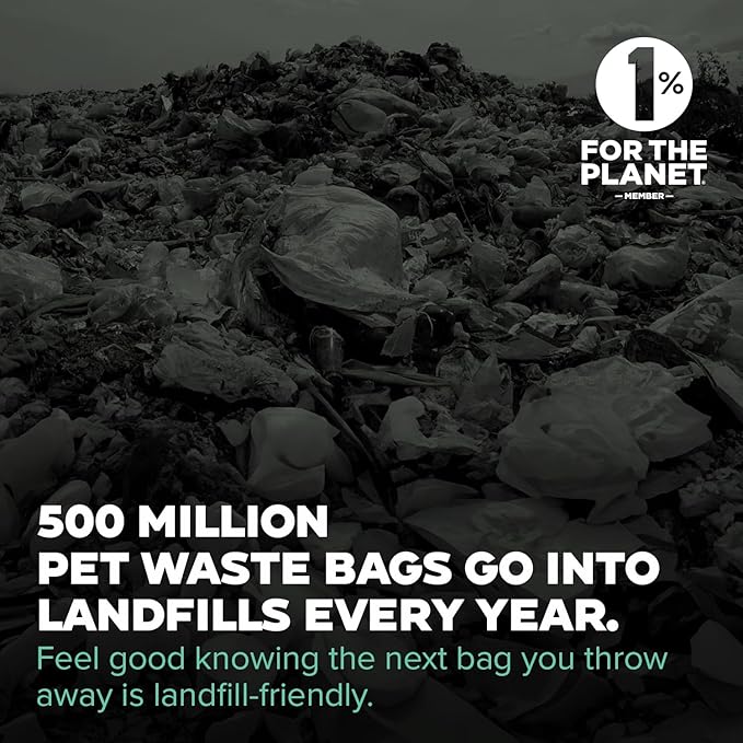 Doggy Do Good Next Pet Waste Bags, Landfill Friendly Recycled Plastic Unscented Dog Poop Bags for Dogs, Thick & Leakproof, Strong, Earth Friendly Poop Bags, 300 Count