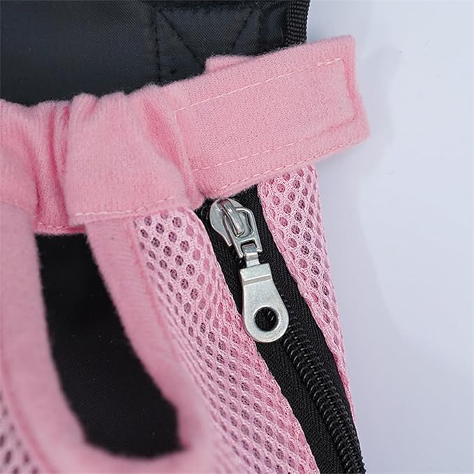 Portable Pet Carrier Backpack, Adjustable Pet Front Cat Dog Carrier Backpack Travel Bag for Small Medium Dogs Cats Puppies, Cat Backpack Carrier for Hiking Cycling (E, S)