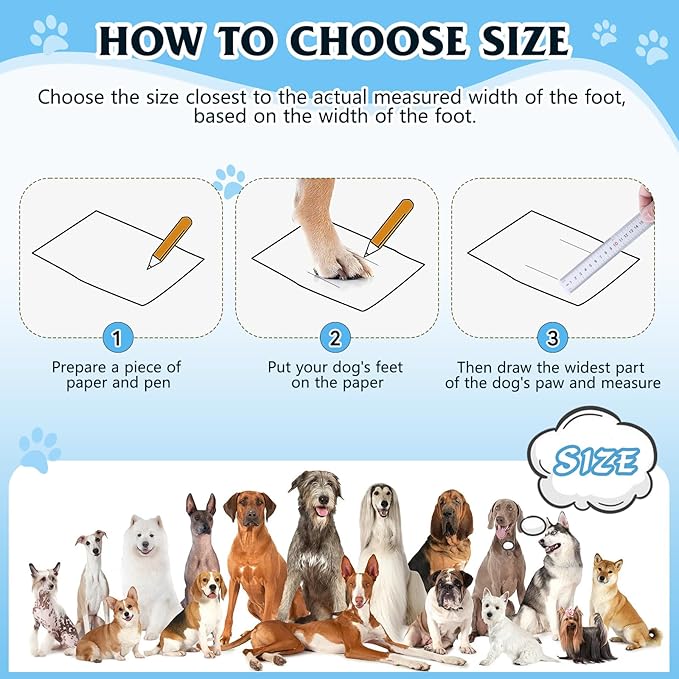 Dog Shoes for Large Medium Small Dog, Mesh Breathable Dog Shoes for Hot Pavement, Anti-Slip Dogs Boots Paw Protectors with Reflective for Outdoor Walking Indoor Hardfloors (Size 3)