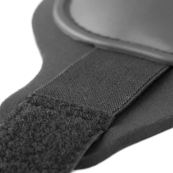 HORZE Chicago Fetlock Rear Boots | Lightweight, Adjustable, Jumping Horse Boots (Pair) - Black - Cob