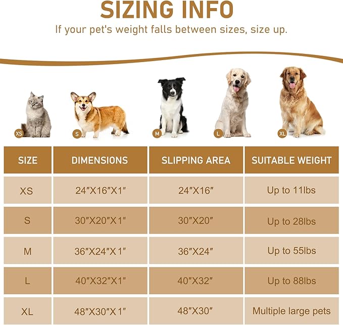 Smiry Dog Door Mat for Muddy Paws 48x30, Absorbs Moisture and Dirt Doormat, Non-Slip Washable Quick Dry Chenille Front Door Mat Indoor Entrance, Entryway Carpet for Inside Floor, Camel