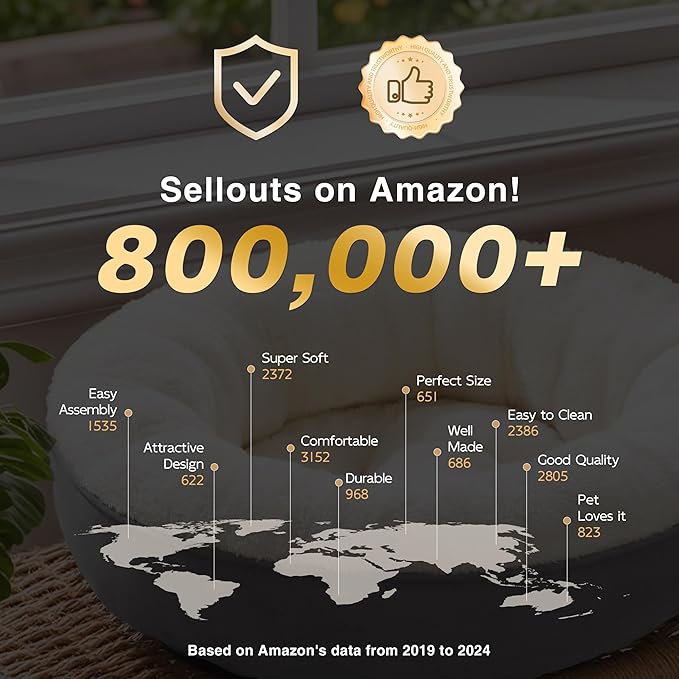Love's cabin Round Donut Cat and Dog Cushion Bed, 20in Pet Bed for Cats or Small Dogs, Anti-Slip & Water-Resistant Bottom, Super Soft Durable Fabric Pet Beds, Washable Luxury Cat & Dog Bed Green