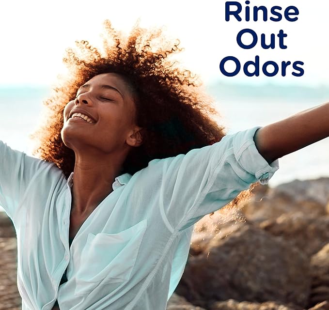 Downy Rinse Laundry Odor Remover, Cool Cotton Scent, 62 fl oz, Fabric Softener and Laundry Odor Removal Rinse, Fights Odors at the source, HE Compatible