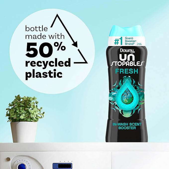 Downy Unstopables In-Wash Laundry Scent Booster Beads, Fresh, 18.2 oz
