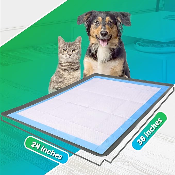 Skywin Dog Pad Holder Tray for 24x36 Inches Training Pads - Easy to Clean and Store Perfect for Dog Potty Tray – Silicon Wee Wee Pad Holder, No Spill Pee Pad Holder for Dogs (Grey)